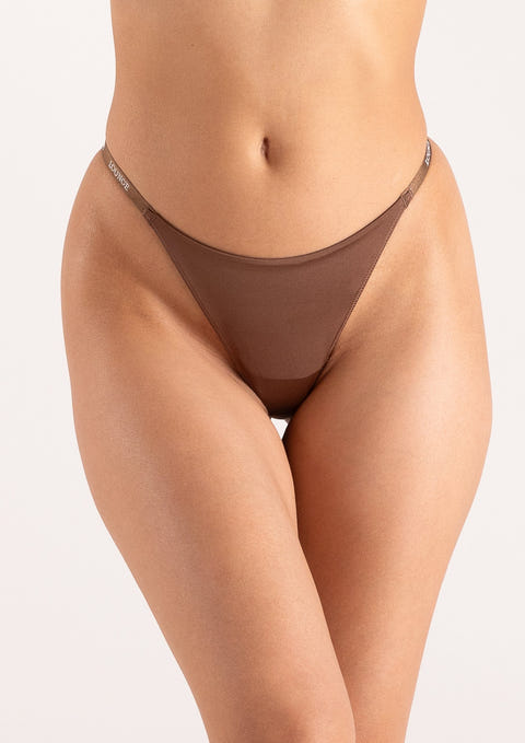 Luxury Thong - Chestnut