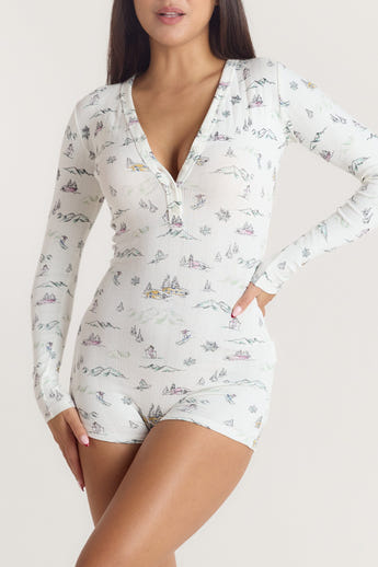 Alpine Dreams Pointelle Romper - Skitryk