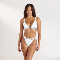 Bamboo Triangle BH - Helt Hvid
