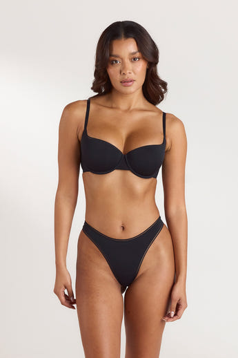 Comfort Balconette BH - Sort