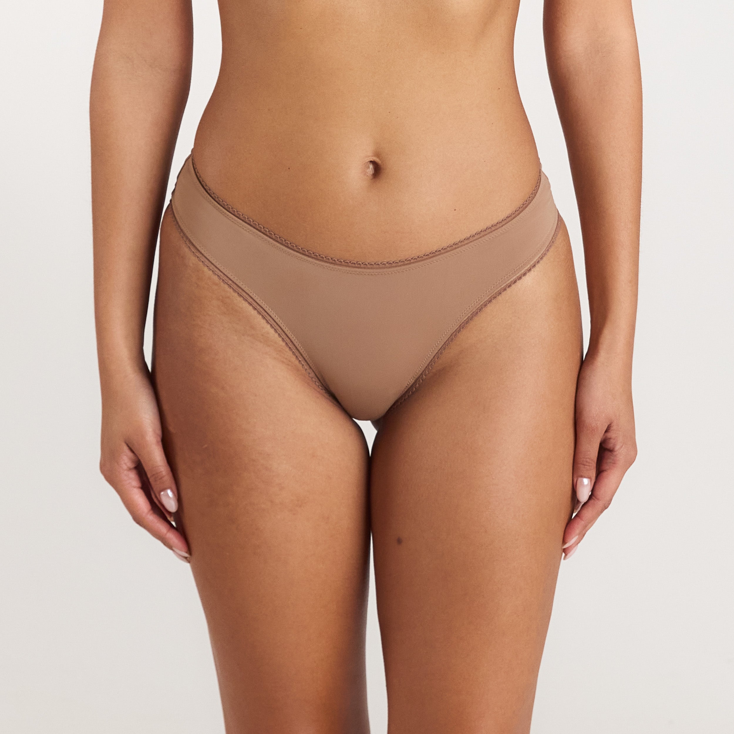 Comfort Brazilian Trusser - Hasselnøddebrun
