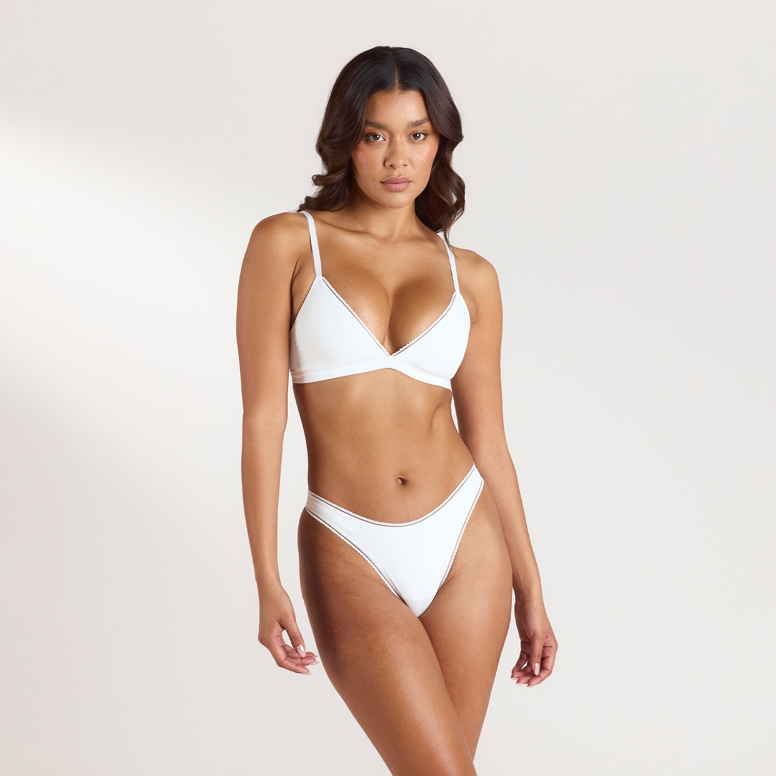 Comfort Triangle Bralette - Hvid