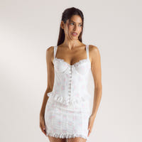 Josephine Korsettop - Hvid