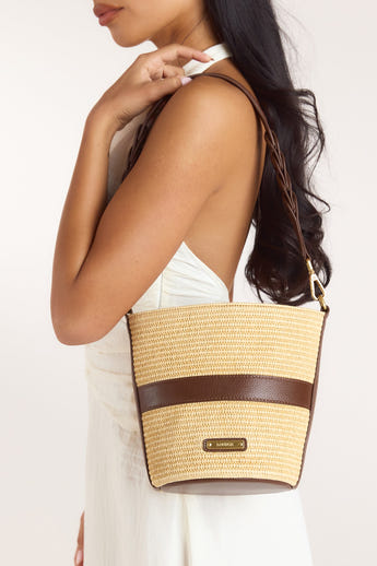 Cleo Bucket Bag - Beige