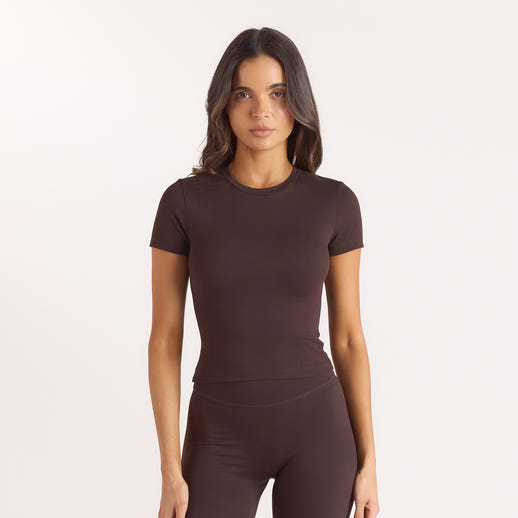 Classic Fitted Top - Kaffebønne
