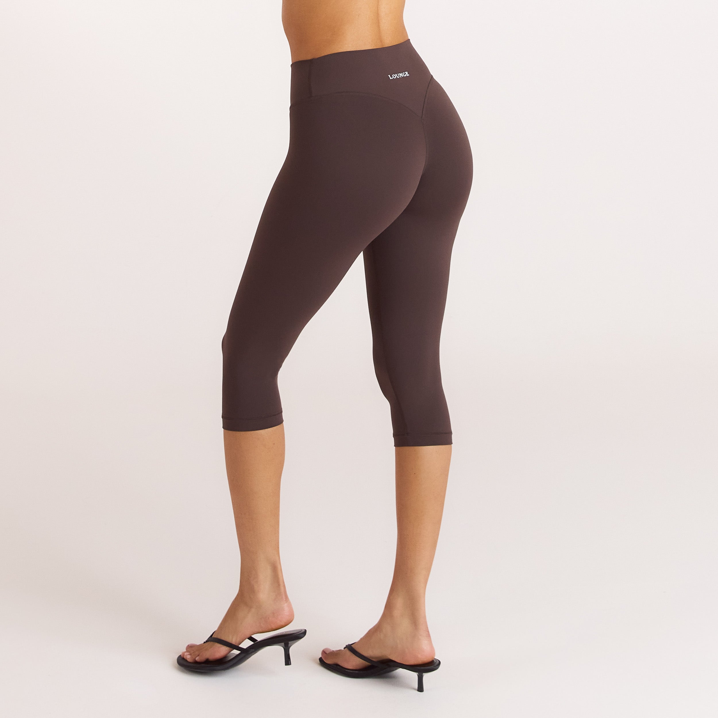 ContourSoft Capri Leggings - Mørk Chokolade