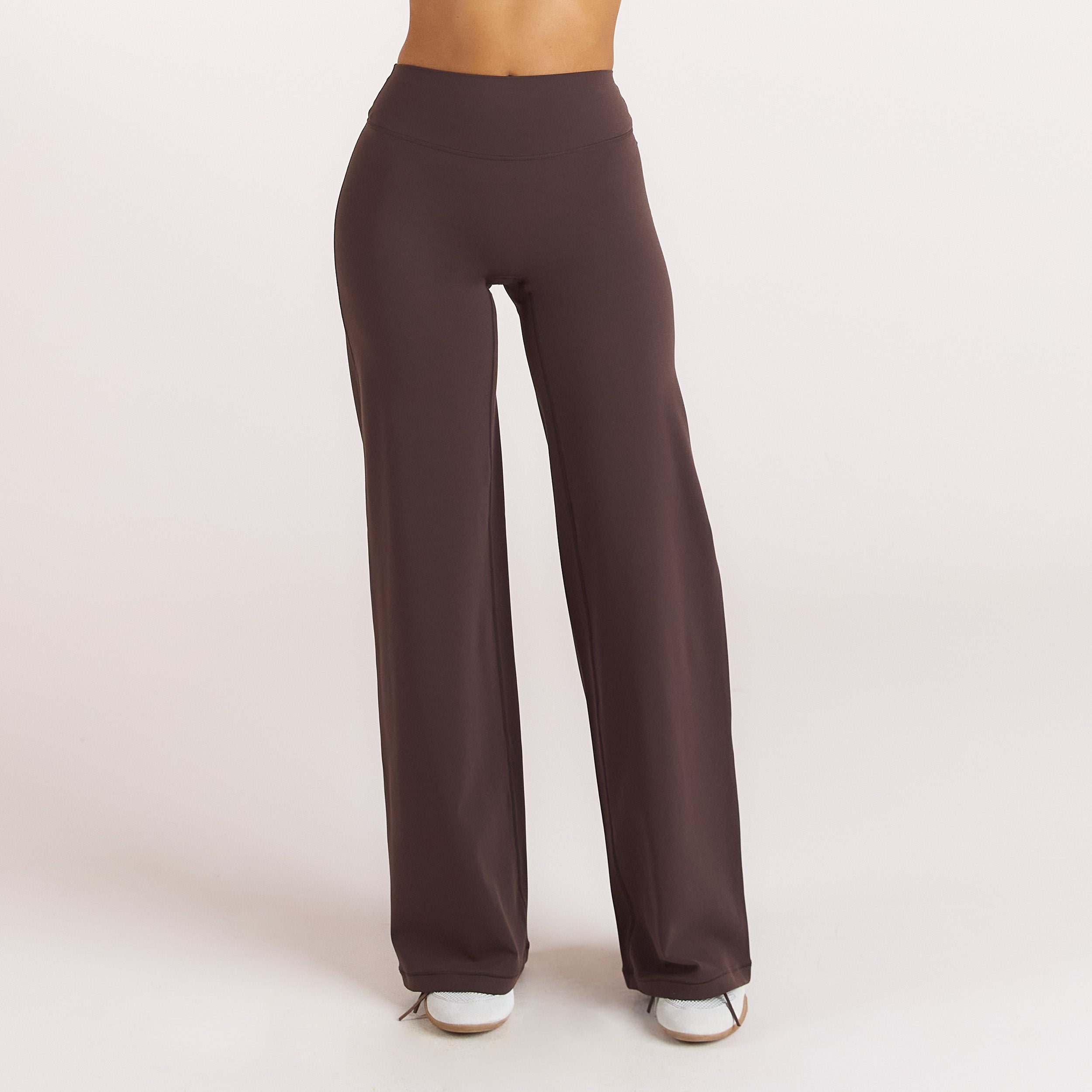 ContourSoft™ Leggings med lige ben - Mørk Chokolade alternate
