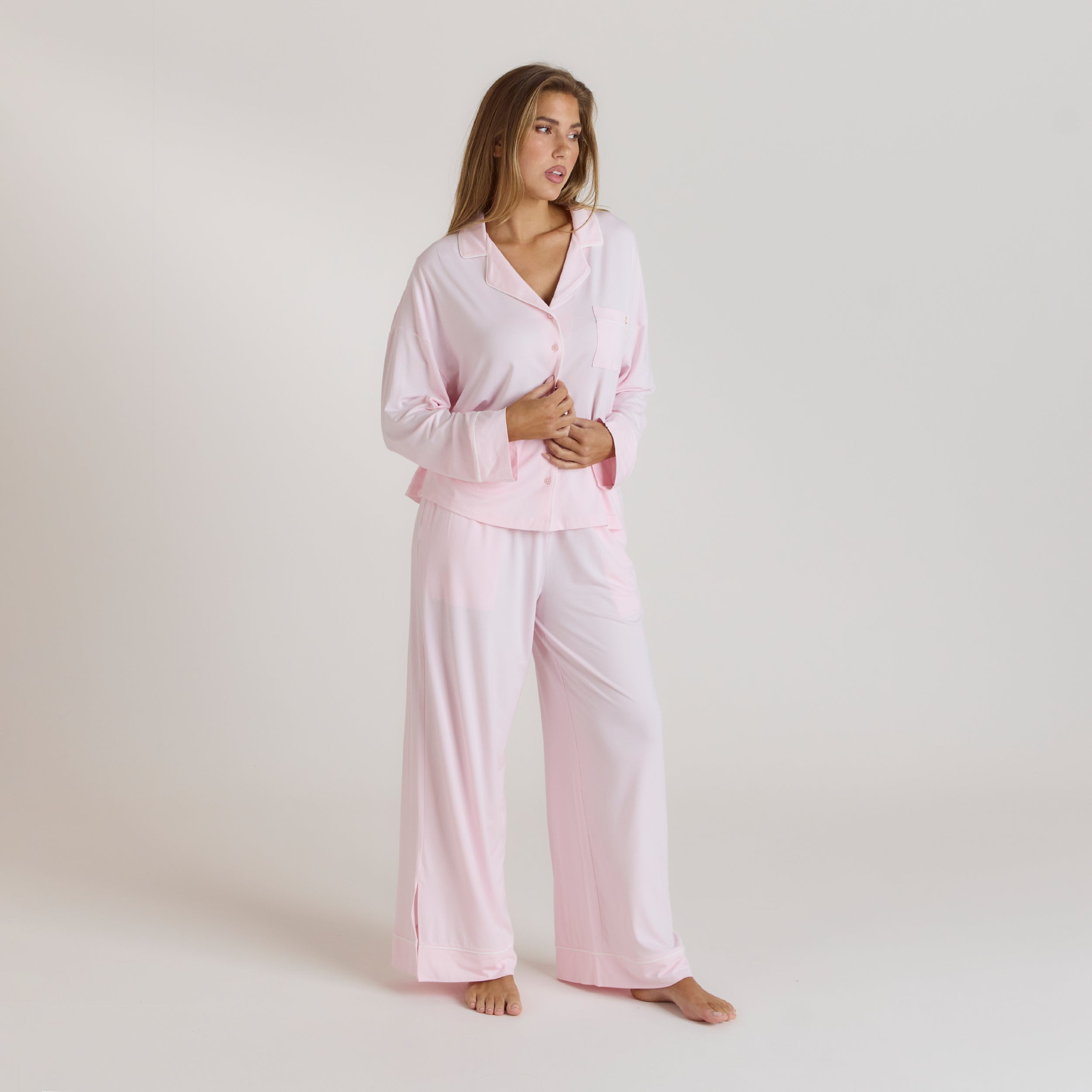 Modal Pyjamabukser - Pink alternate
