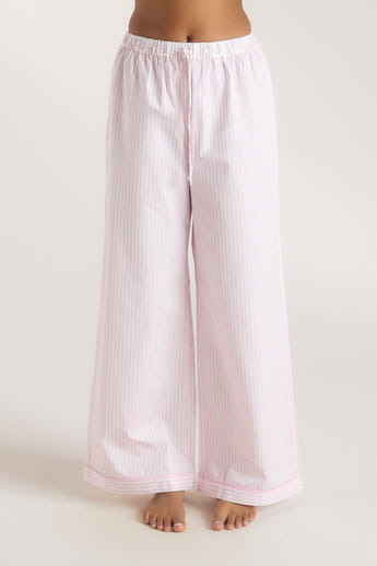 Bloom & Stripe Pyjamabukser - Pink