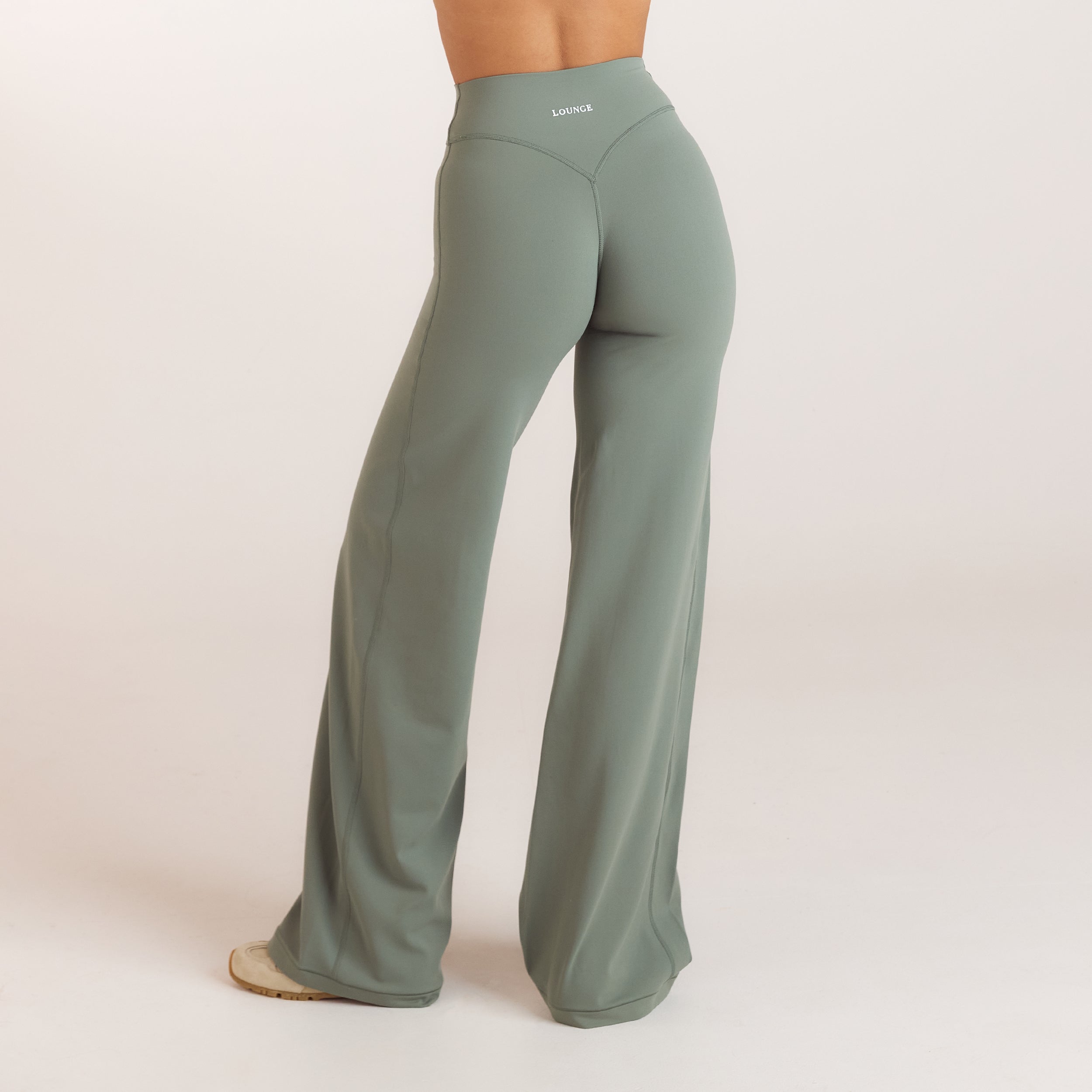 ContourSoft™ Leggings med lige ben - Salviegrøn
