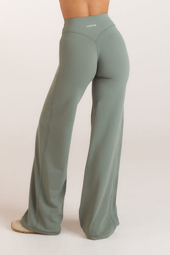 ContourSoft™ Leggings med lige ben - Salviegrøn