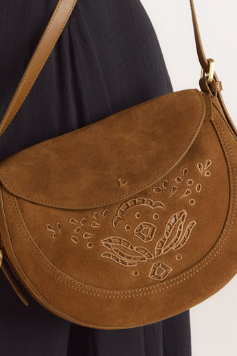 Talia Saddle Bag - Brun