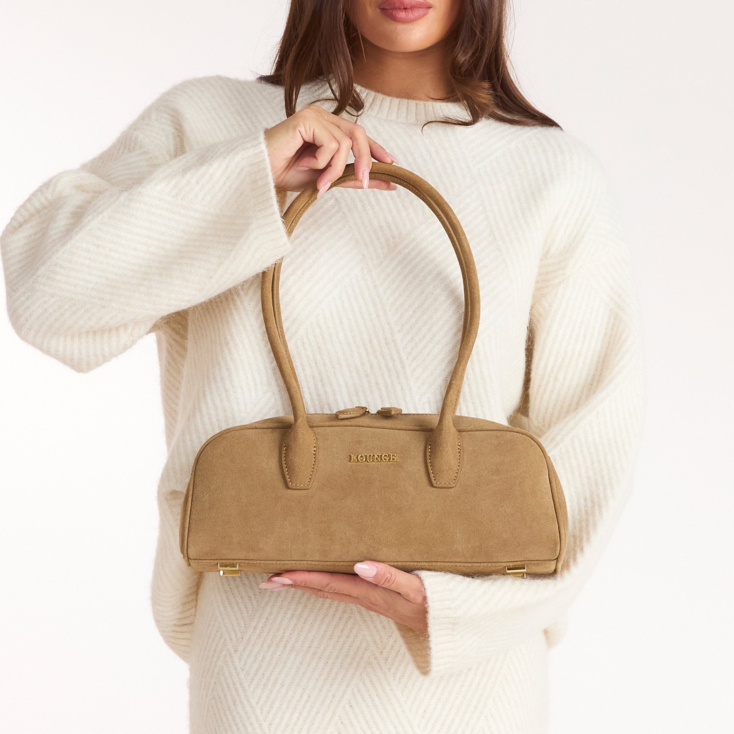 Averi Shoulder Bag - Gråbrun