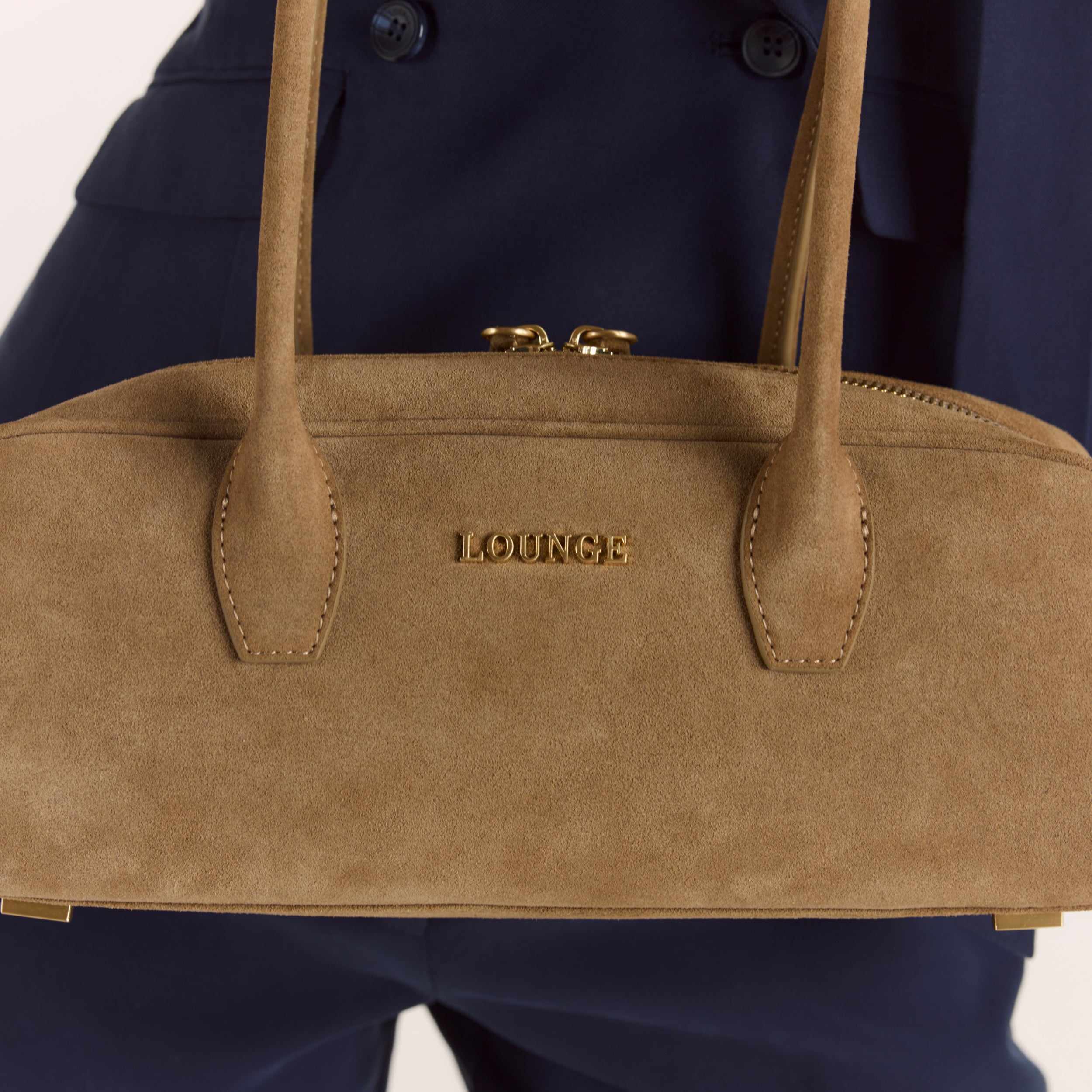 Averi Shoulder Bag | Averi Shoulder Bag - Gråbrun