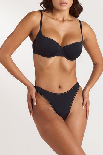 Comfort Balconette BH - Sort alternate
