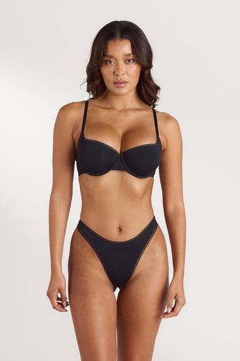 Comfort Extreme Push-Up Balconette BH - Sort alternate