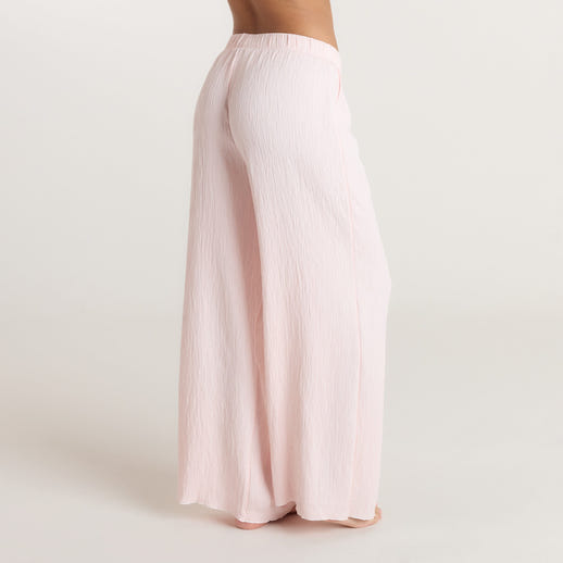 Crinkle Pyjamabukser - Pink alternate