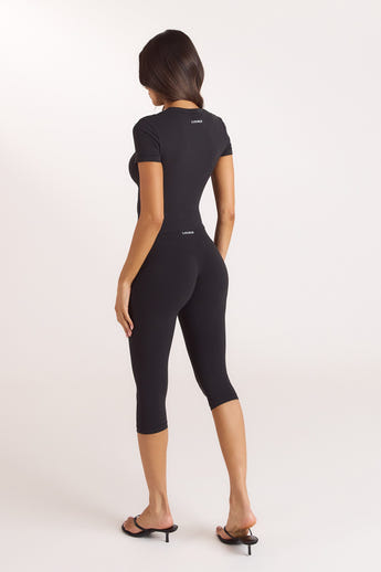 ContourSoft Capri Leggings - Sort alternate