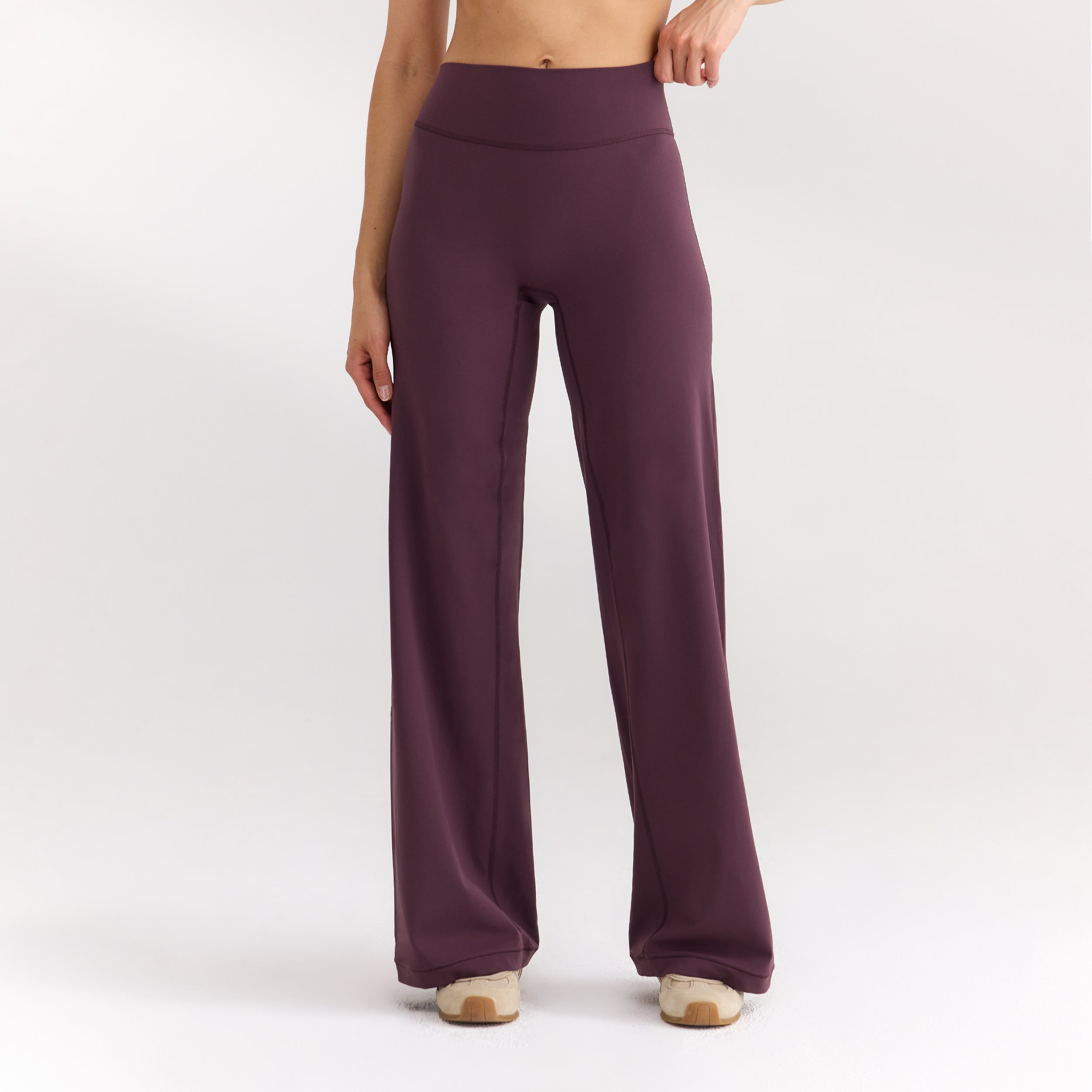 ContourSoft™ Leggings med lige ben | ContourSoft™ Leggings med lige ben - Kirsebærlak