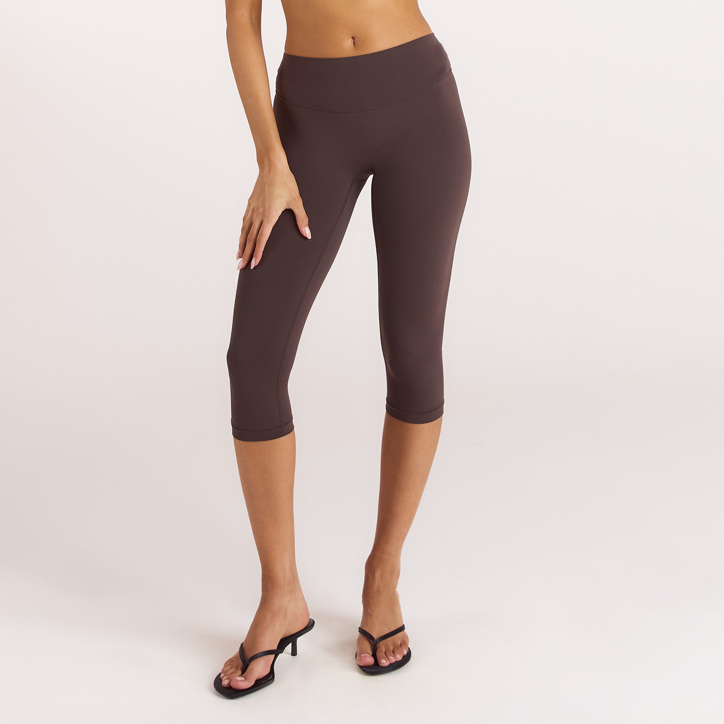 ContourSoft Capri Leggings - Mørk Chokolade alternate