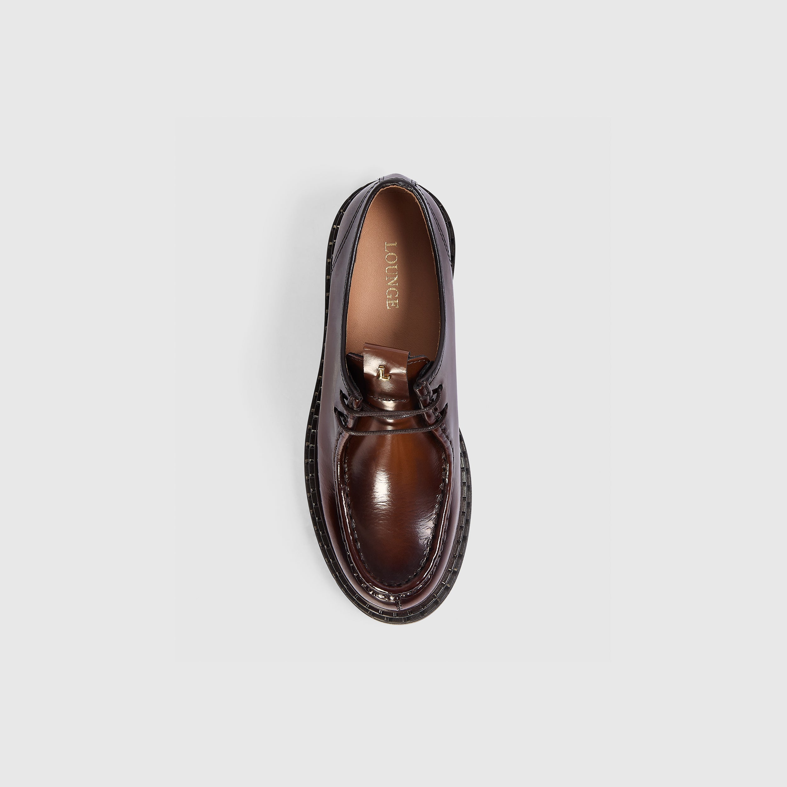 Etta Snørelukkede Chunky Loafers | Etta Snørelukkede Chunky Loafers - Tan