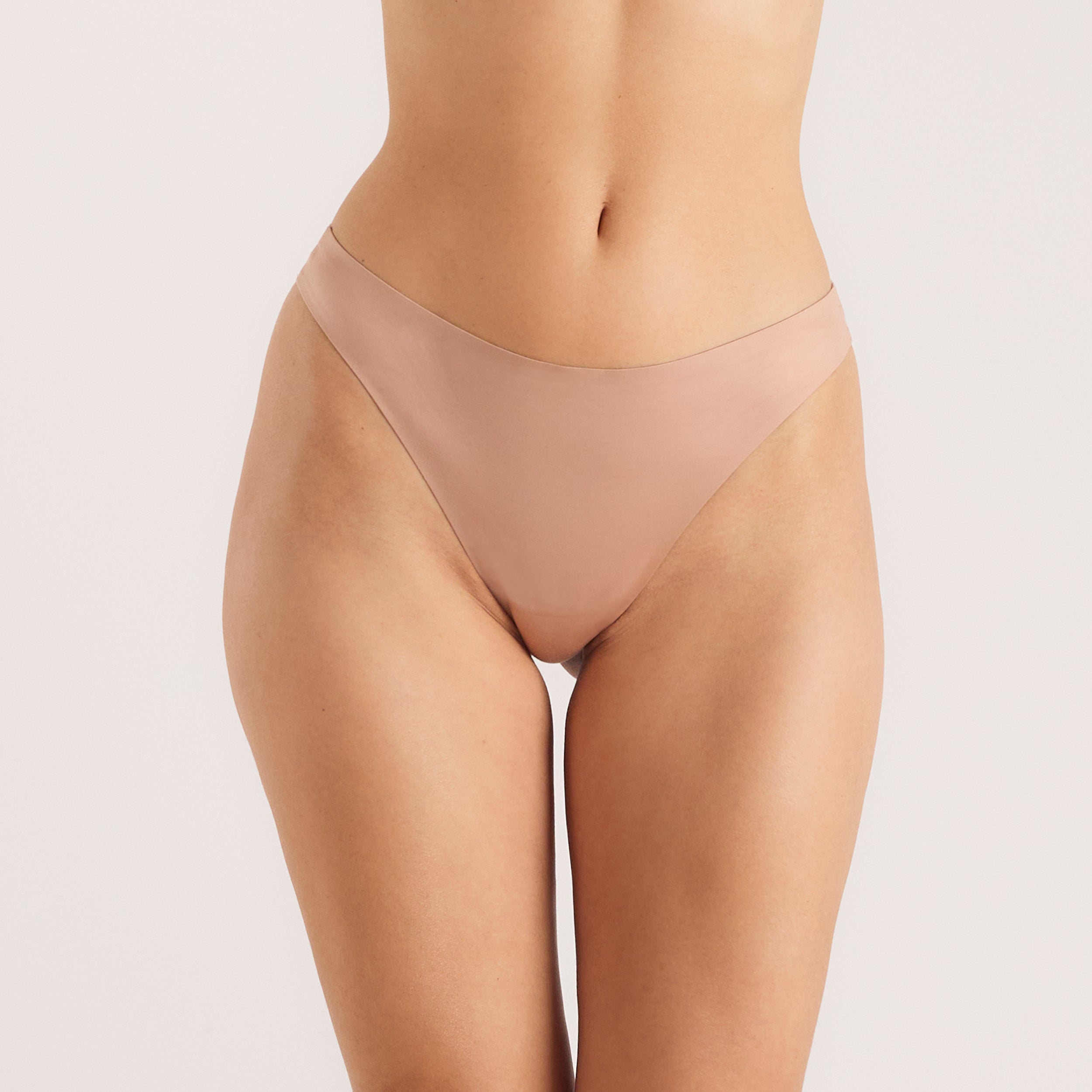 Seamless Bonded Thongs (3-pakke) | Seamless Bonded Thongs (3-pakke) - Honningfarvet