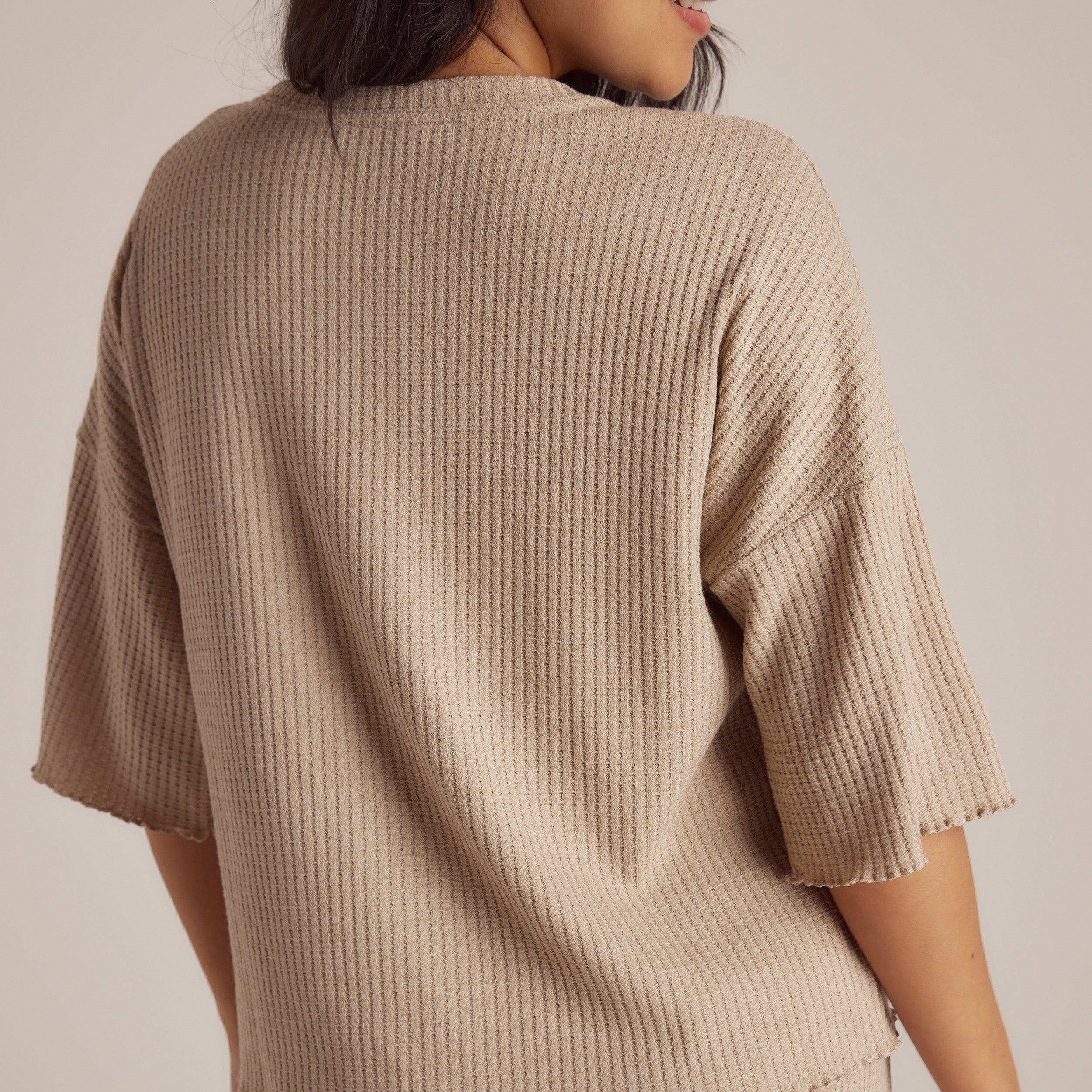 Soft Waffle Pyjama Top  | Imaani, S