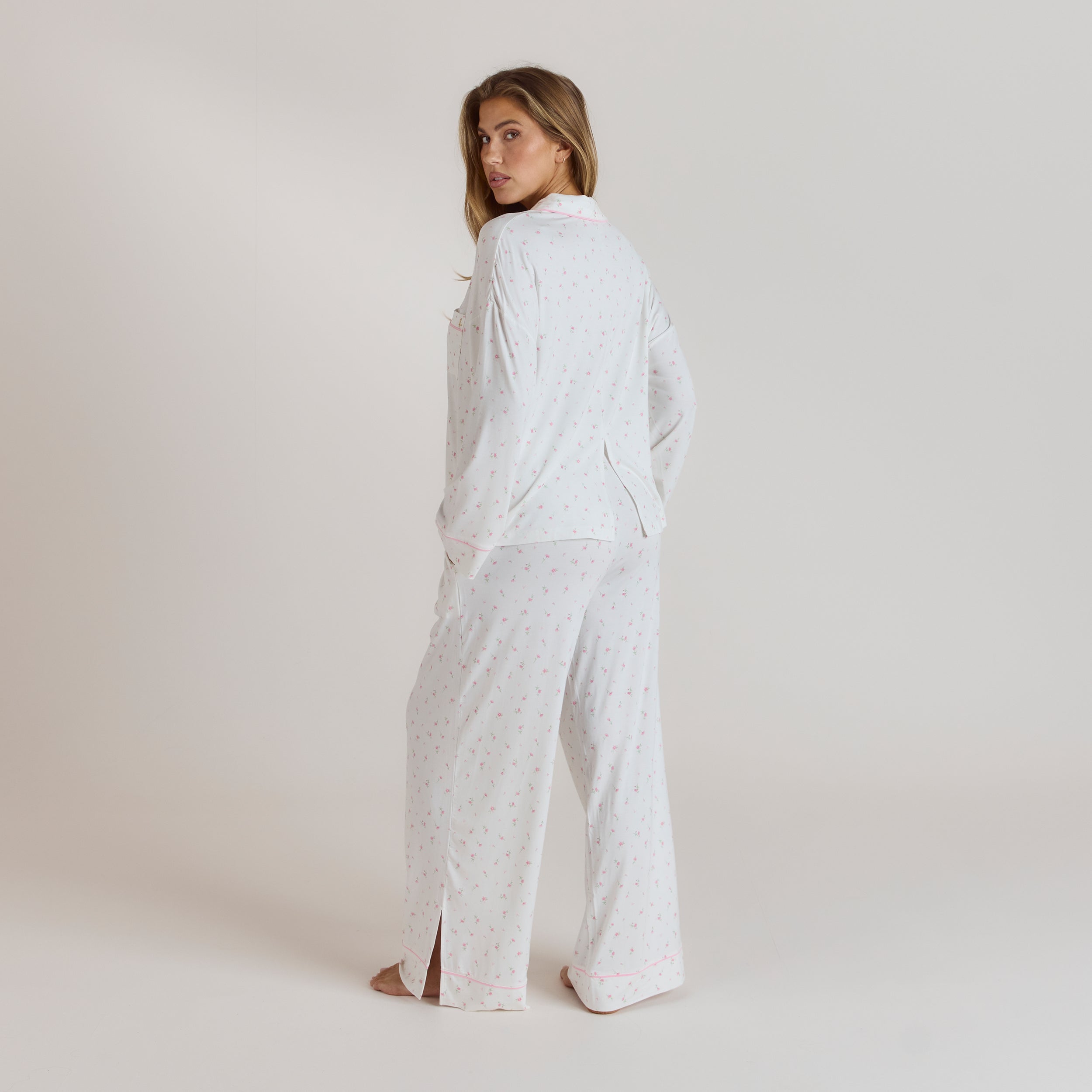 Modal Pyjamabukser | Modal Pyjamabukser - Blomsterprint