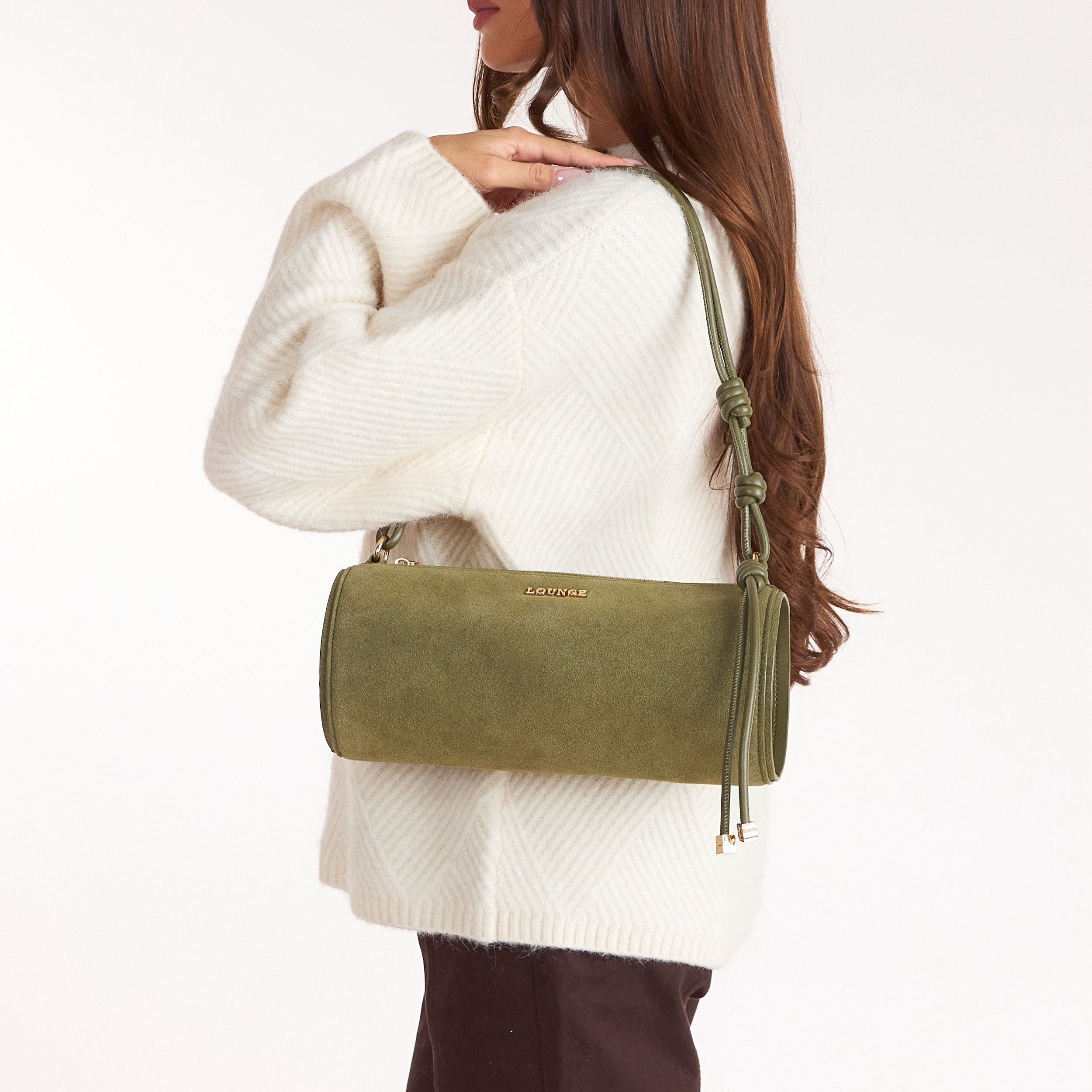 Miffy Barrel Shoulder Bag | Miffy Barrel Shoulder Bag - Oliven