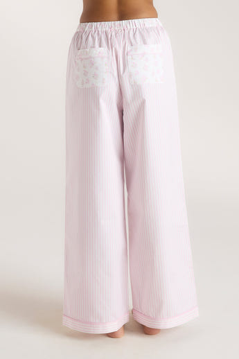 Bloom & Stripe Pyjamabukser - Pink alternate