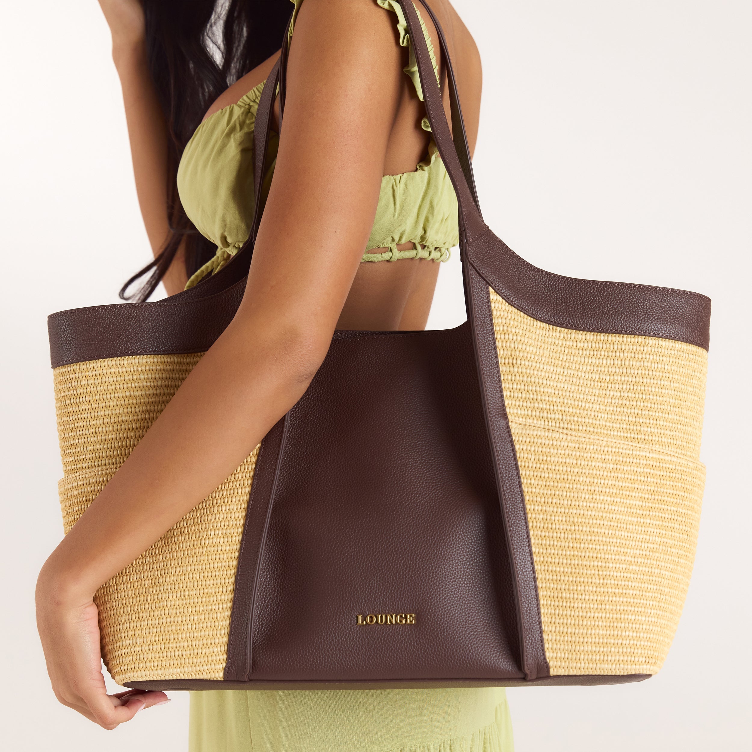 Romy Tote Bag | Romy Tote Bag - Chokolade