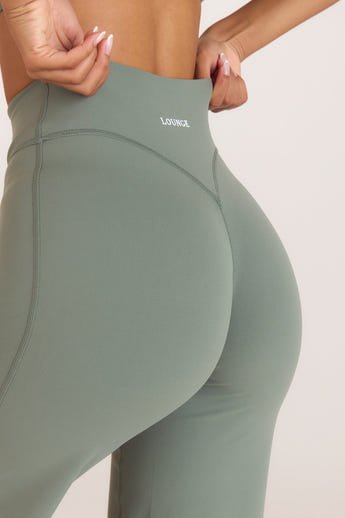 ContourSoft™ Leggings med lige ben - Salviegrøn alternate