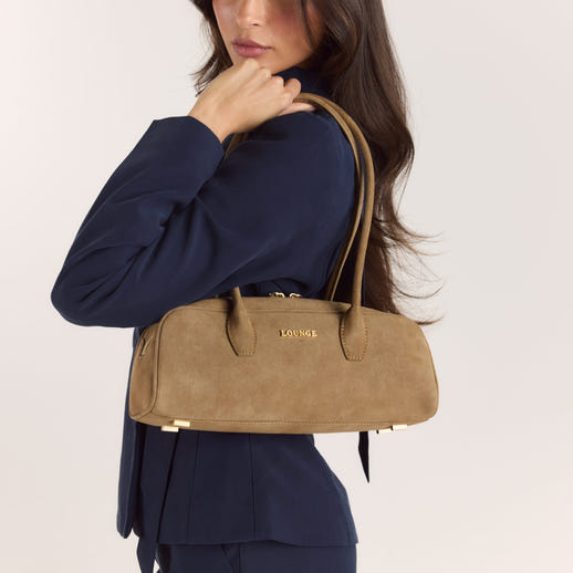 Averi Shoulder Bag - Gråbrun