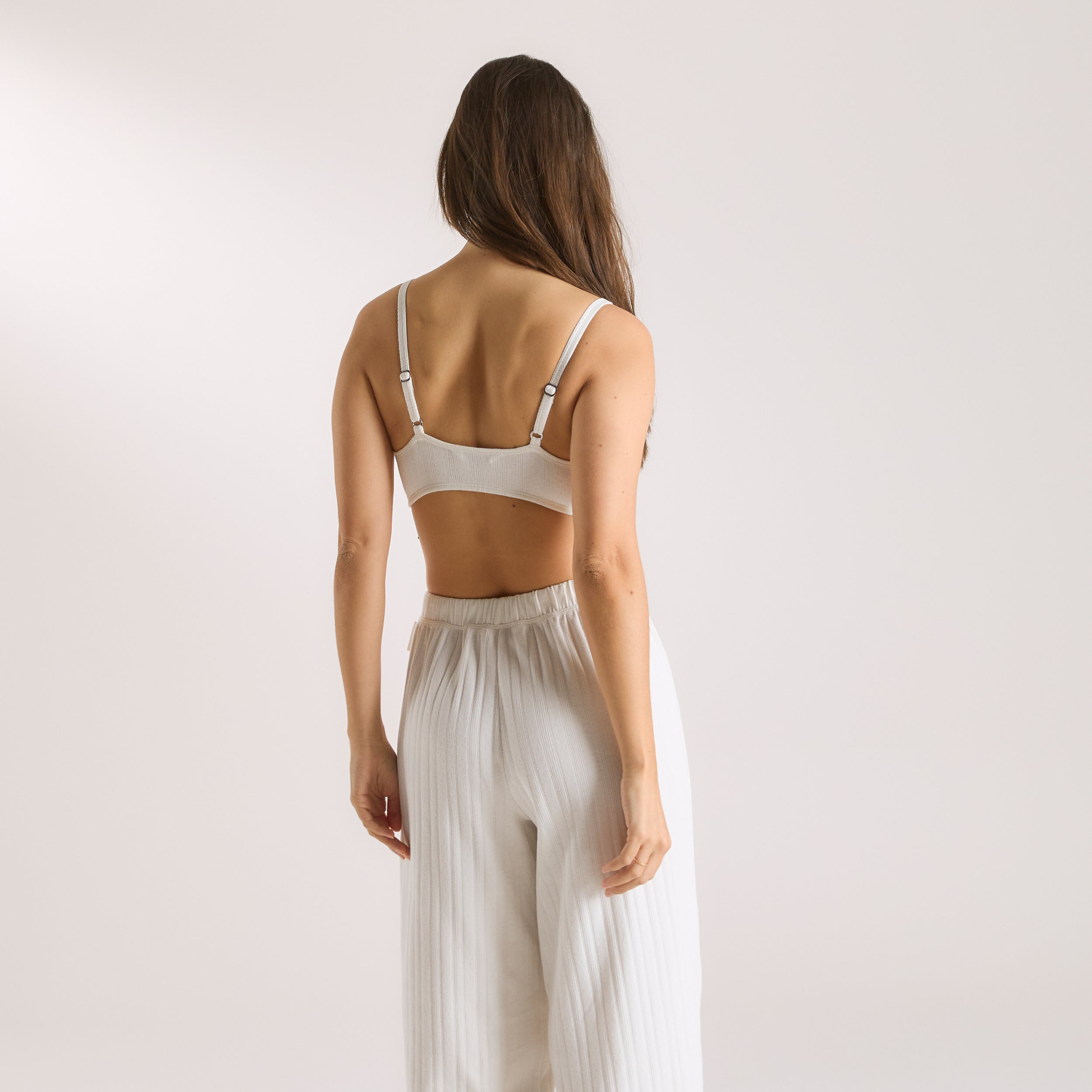 Pointelle Bralette | Pointelle Bralette - Creme