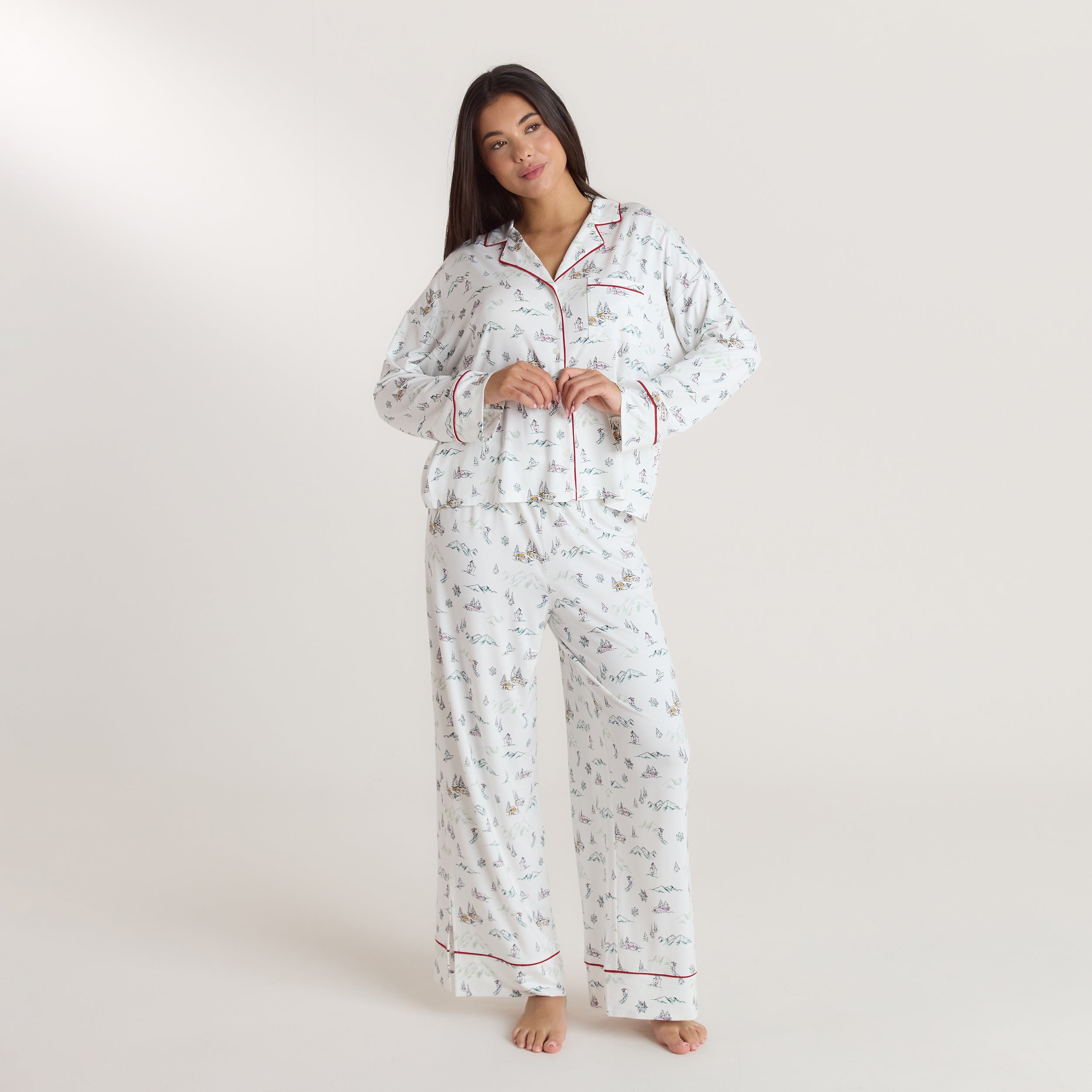Alpine Dreams Pyjama Skjorte | Alpine Dreams Pyjama Skjorte - Skitryk