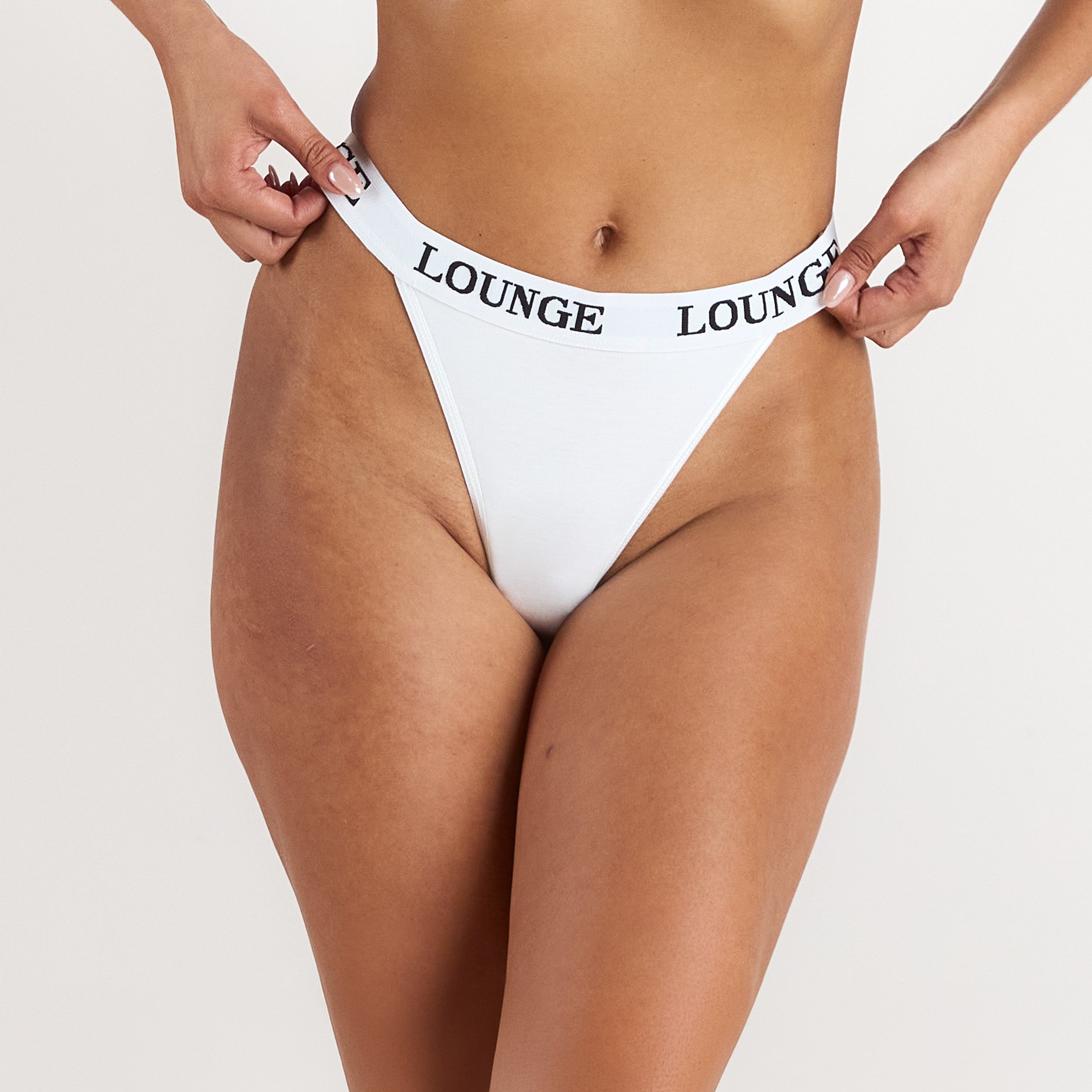 Bamboo Triangle Thong | Bamboo Triangle Thong - Helt Hvid