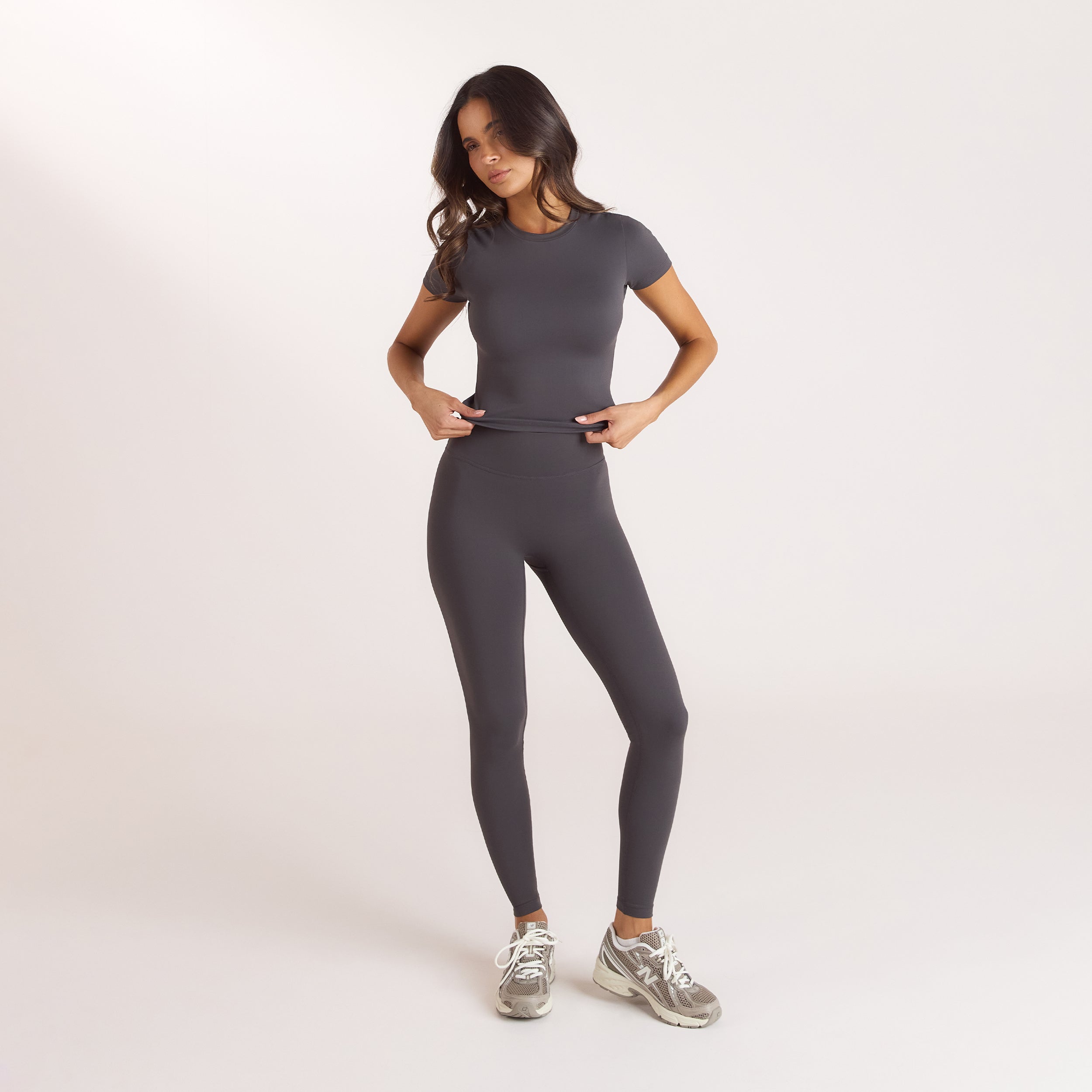 Classic Fitted Top | Classic Fitted Top - Askegrå