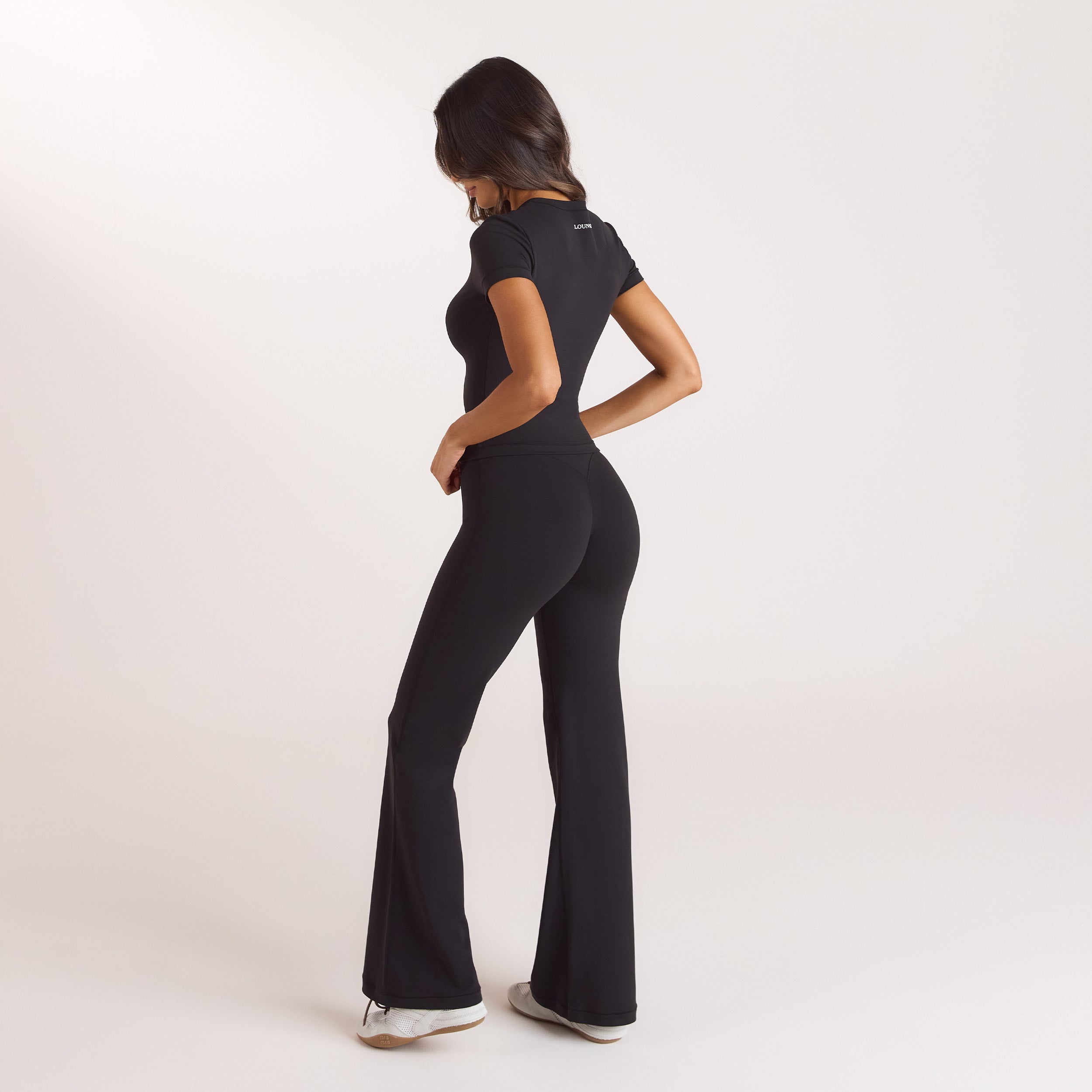 ContourSoft Udslåede Leggings | ContourSoft Udslåede Leggings - Sort