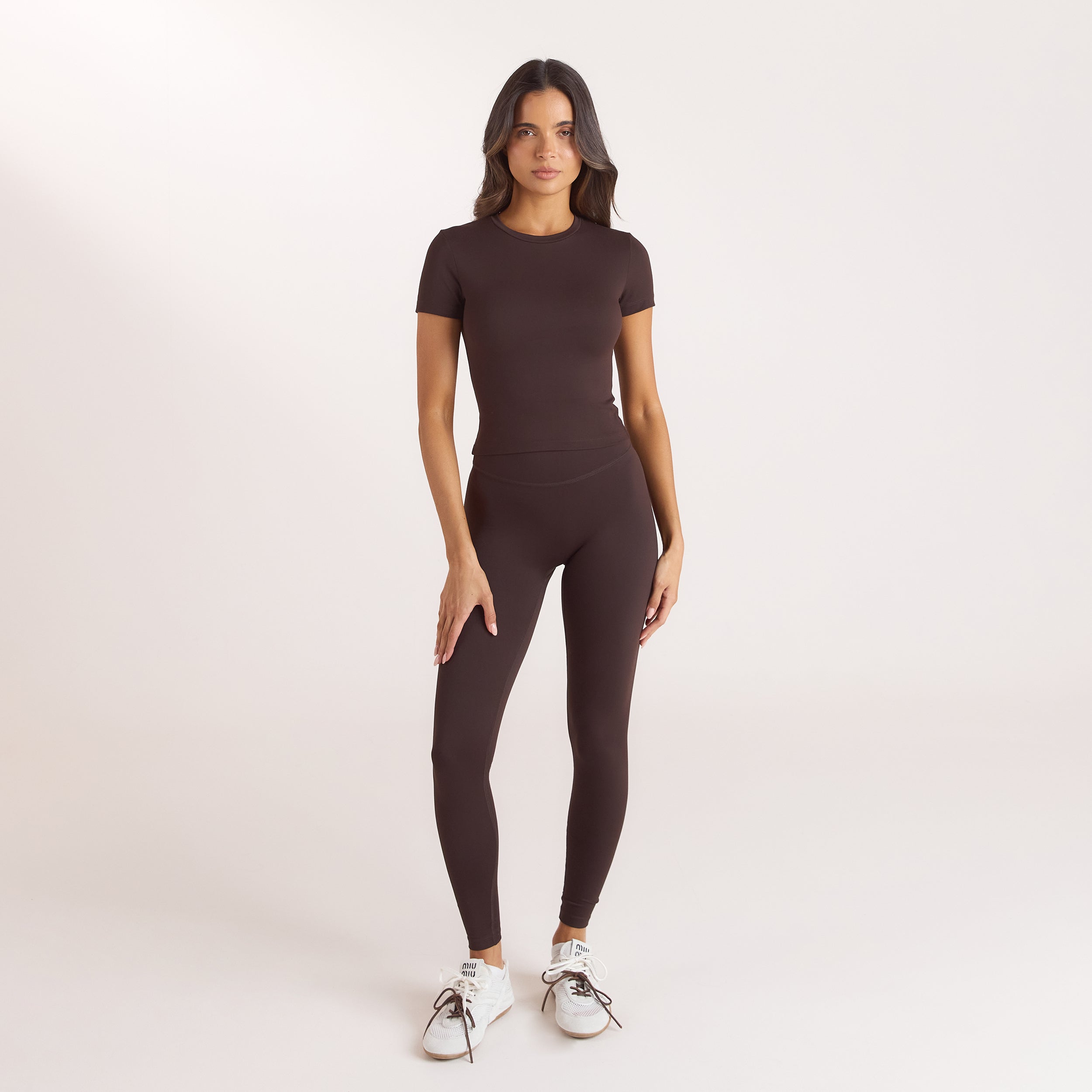 Classic Leggings | Classic Leggings - Kaffebønne