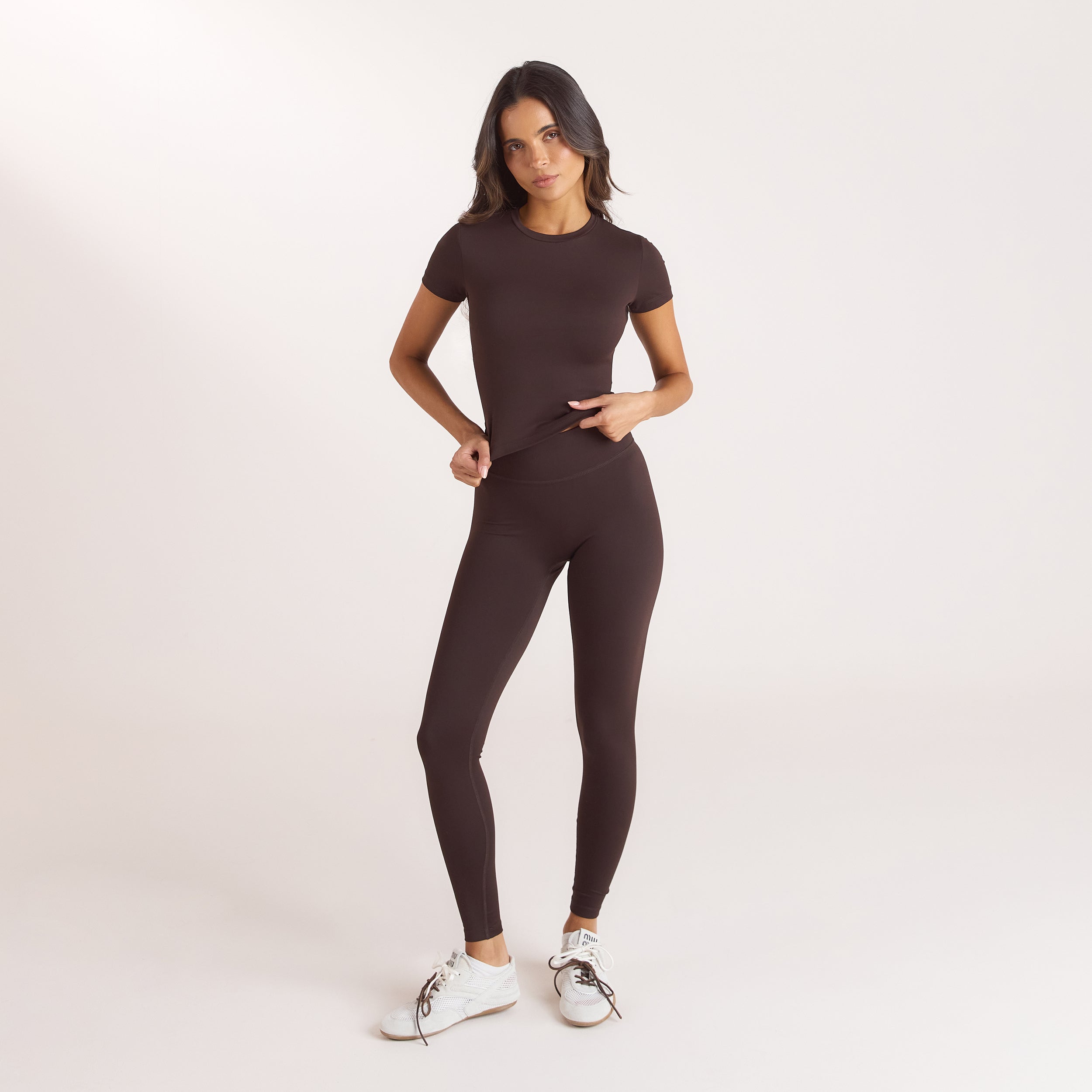 Classic Fitted Top | Classic Fitted Top - Kaffebønne