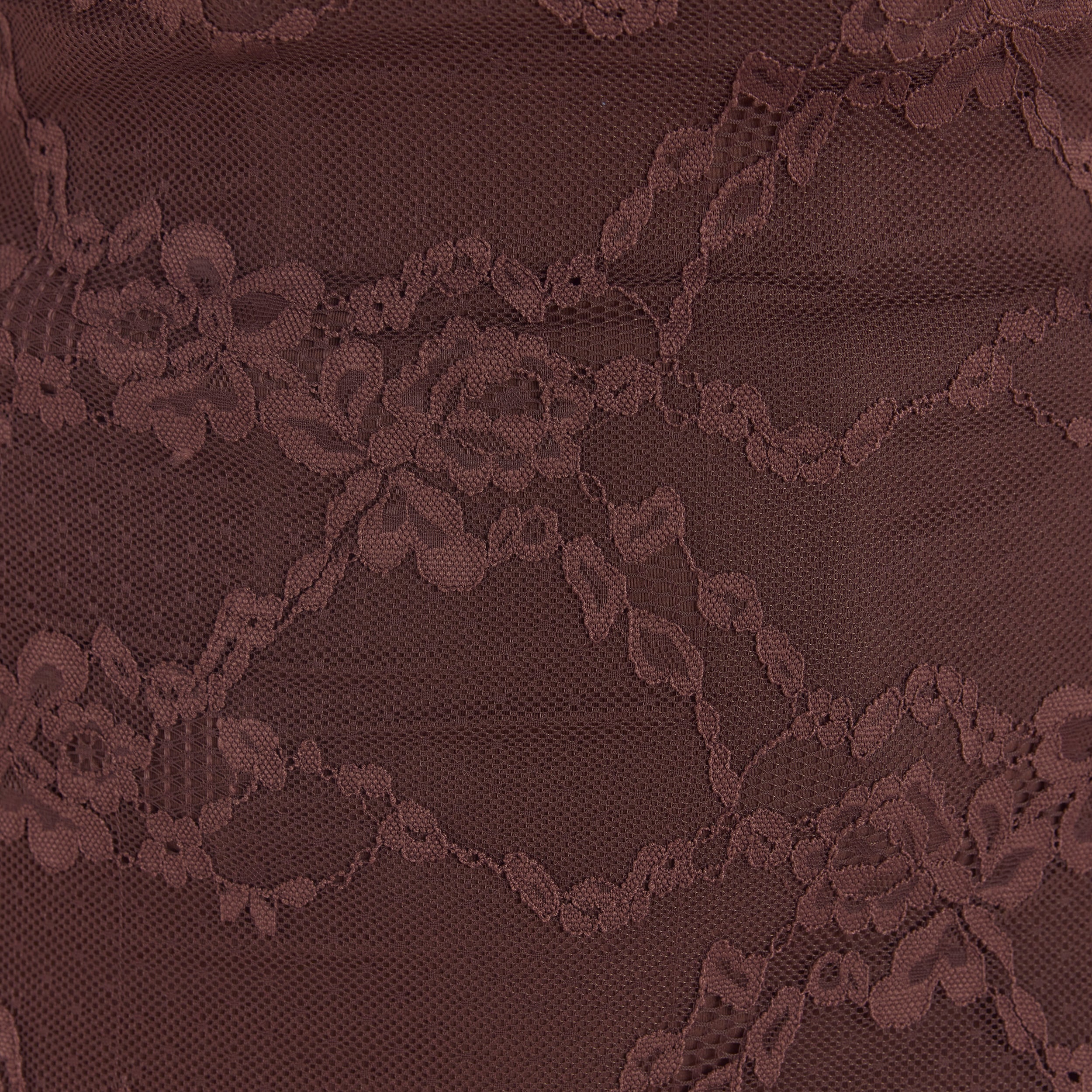 Blossom Maxikjole med bodysuit | Blossom Maxikjole med bodysuit - Chokolade