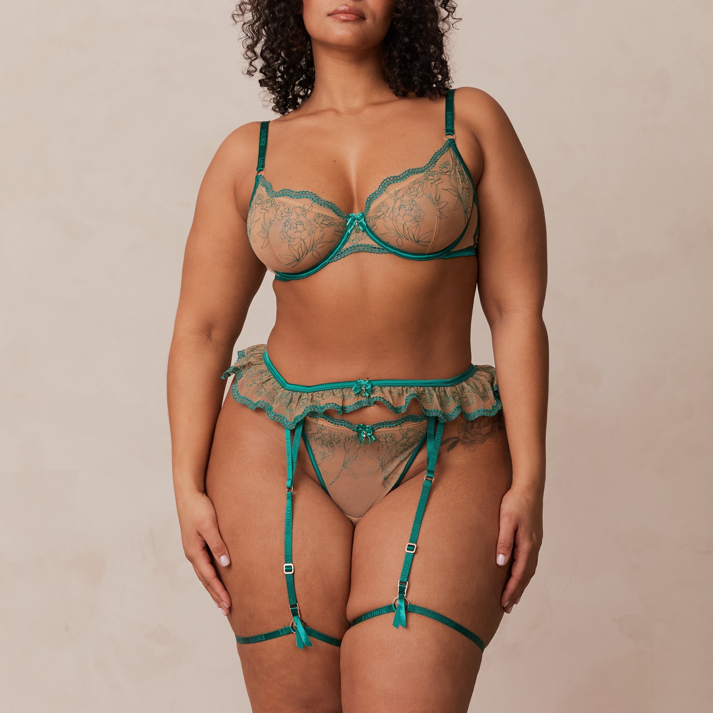 Celine Intimates G-streng og Bælte | Celine Intimates G-streng og Bælte - Grøn