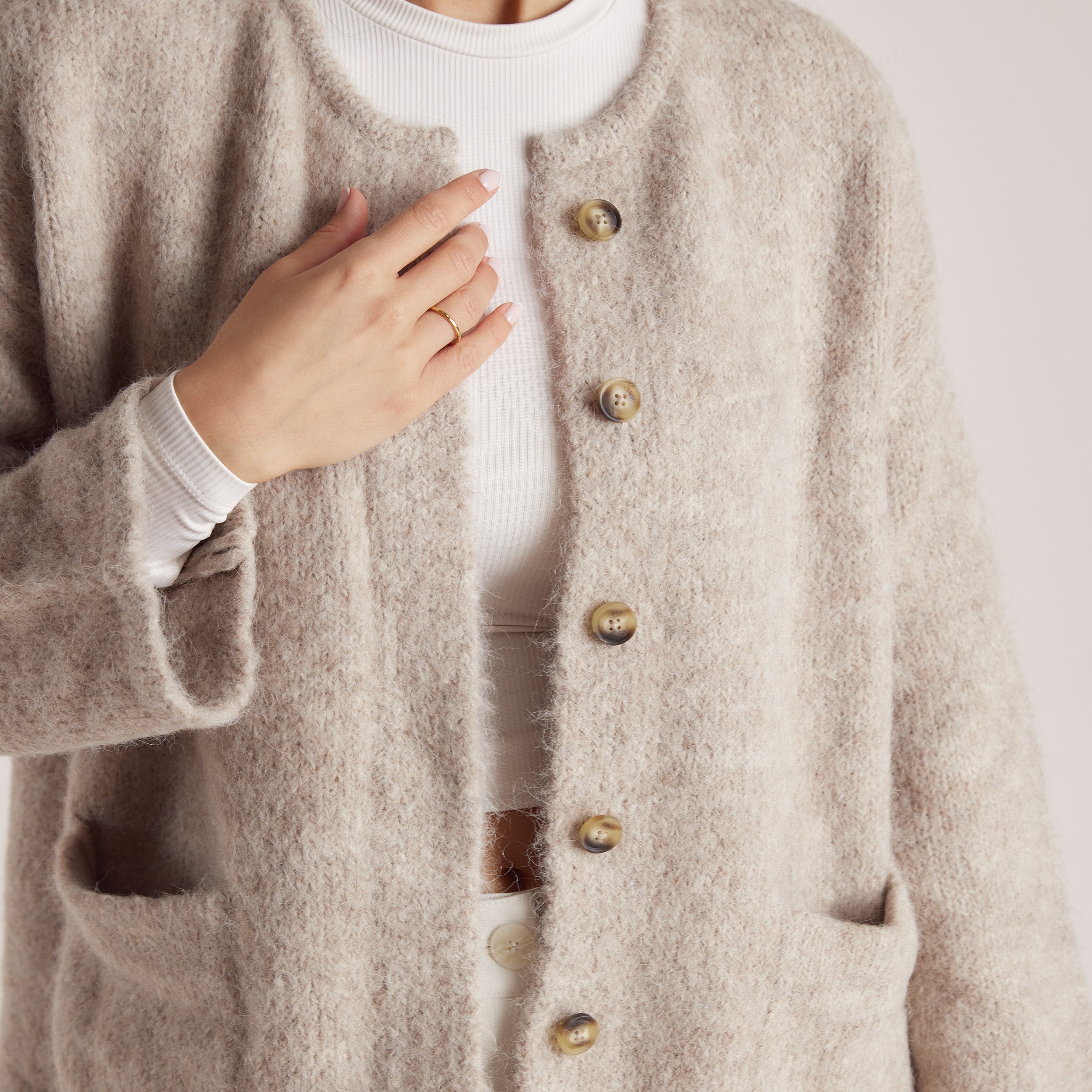 Jakke i Alpakkablanding | Nicola, S