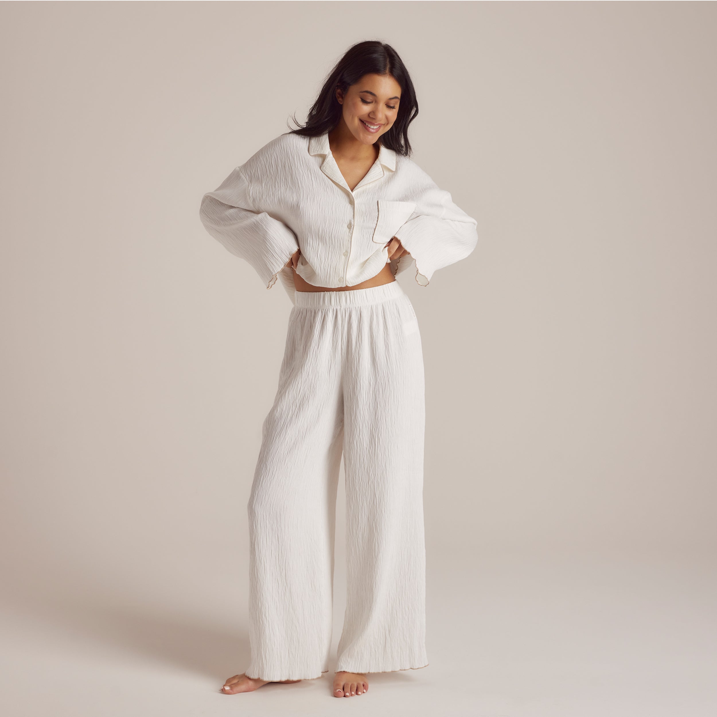 Crinkle Pyjamabukser | Imaani, S