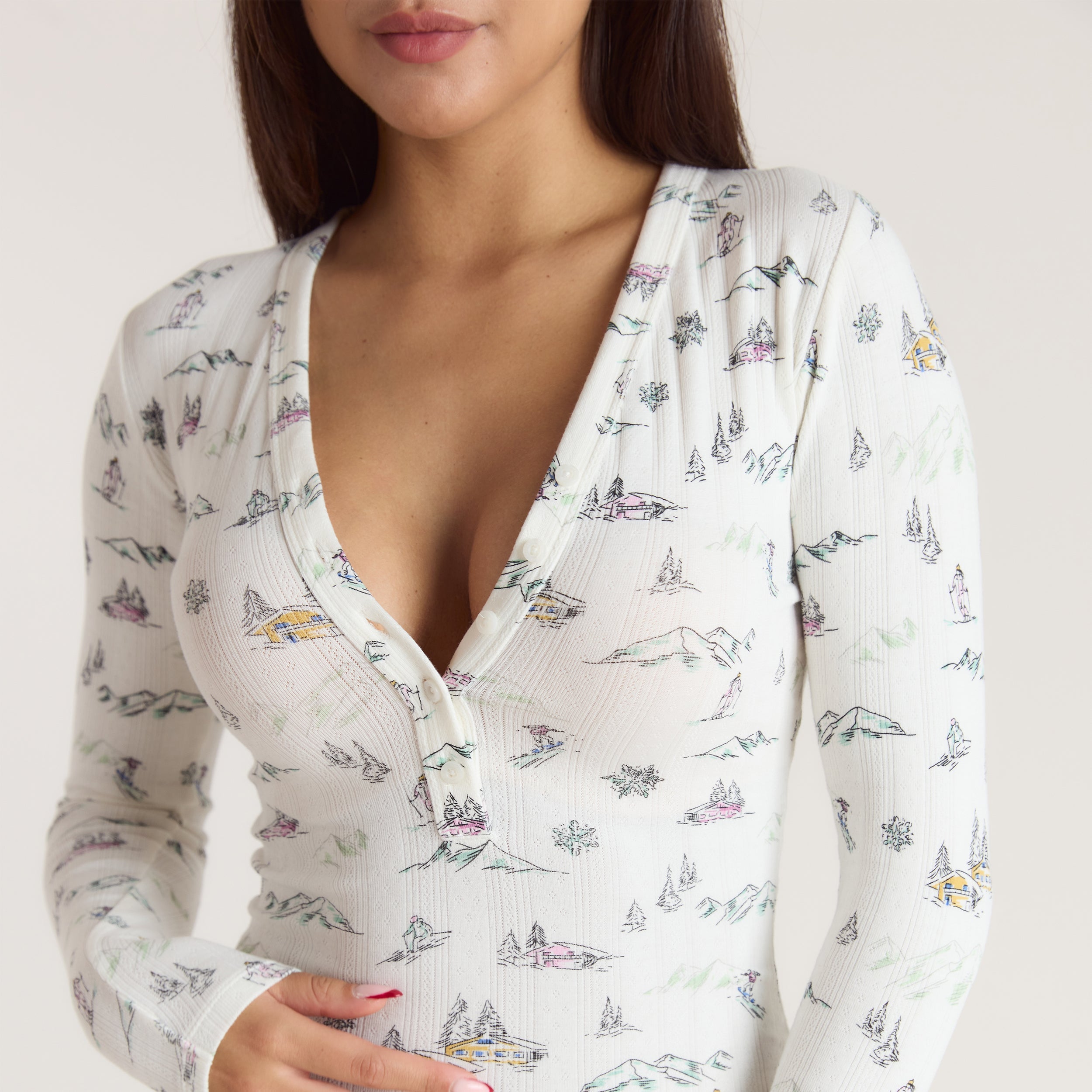 Alpine Dreams Pointelle Romper | Alpine Dreams Pointelle Romper - Skitryk