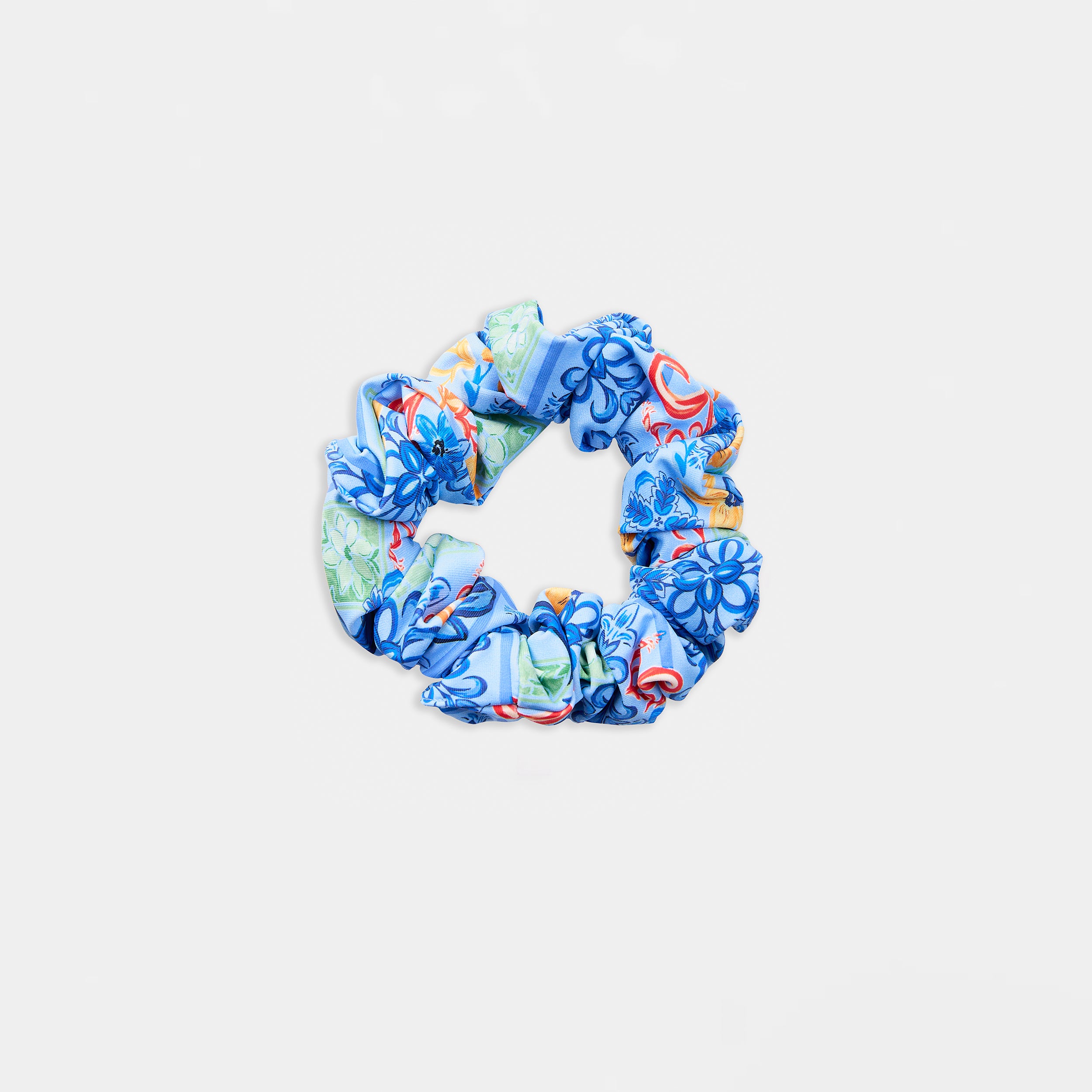 Mosaic Scrunchie | Mosaic Scrunchie - Blå Print