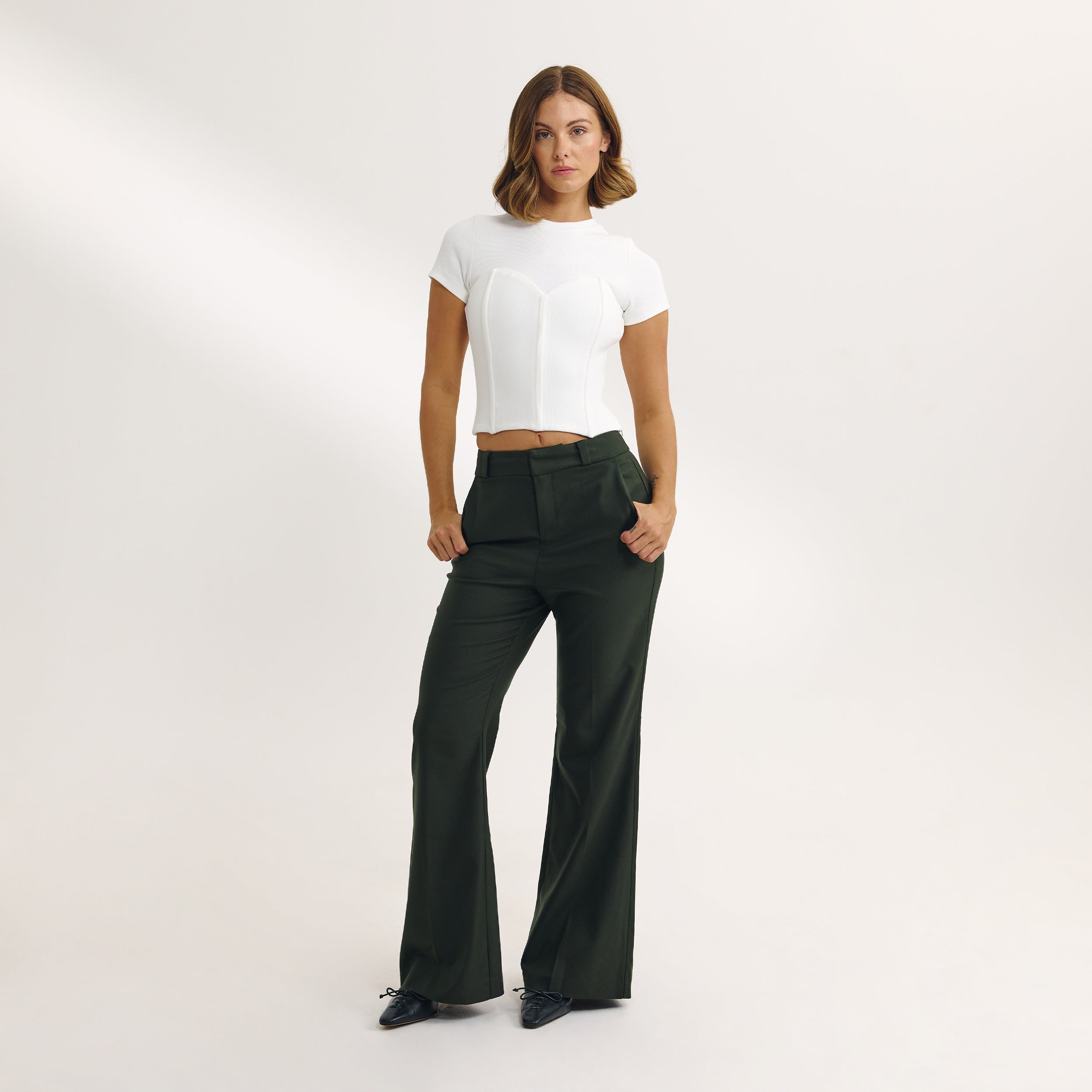 Korset T-shirt | Korset T-shirt - Råhvid