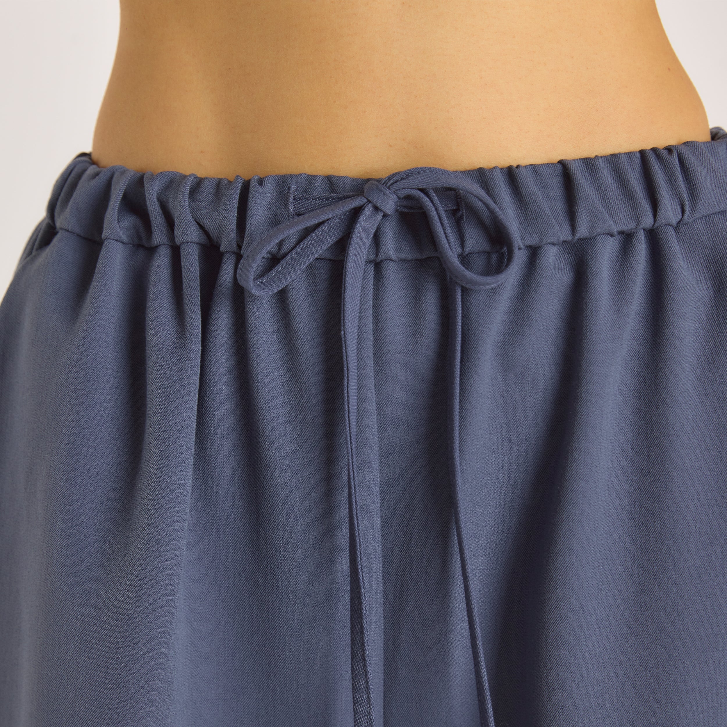 Relaxed-Fit Tailored Bukser | Relaxed-Fit Tailored Bukser - Blå