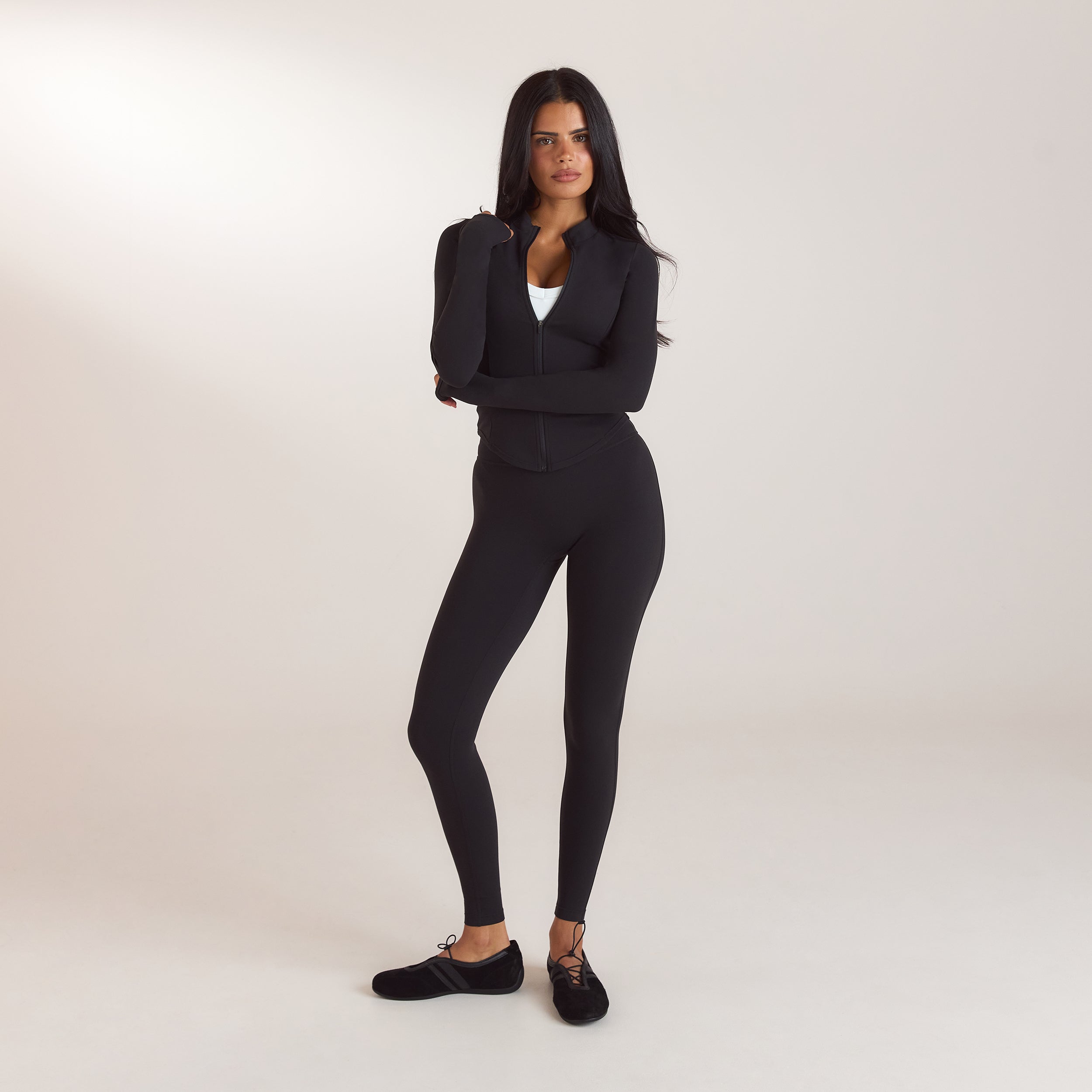 ContourSoft™ Klassiske Leggings | ContourSoft™ Klassiske Leggings - Sort
