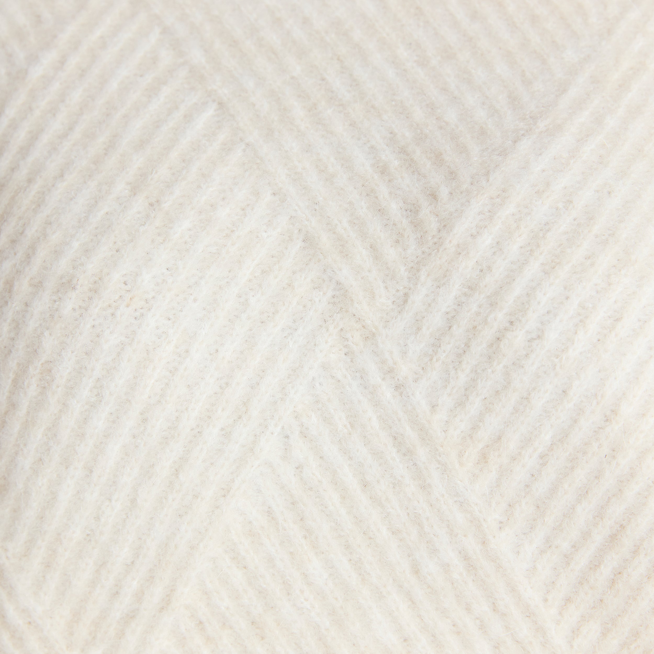 Strikket jumper med rombemønster | Strikket jumper med rombemønster - Creme